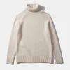 Cheap Edmmond Studios Paris Turtle Neck Plain Off White