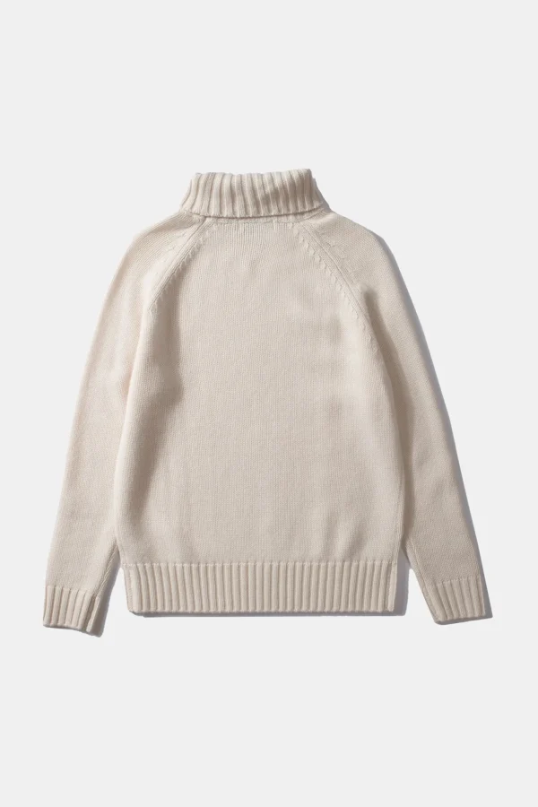 Cheap Edmmond Studios Paris Turtle Neck Plain Off White