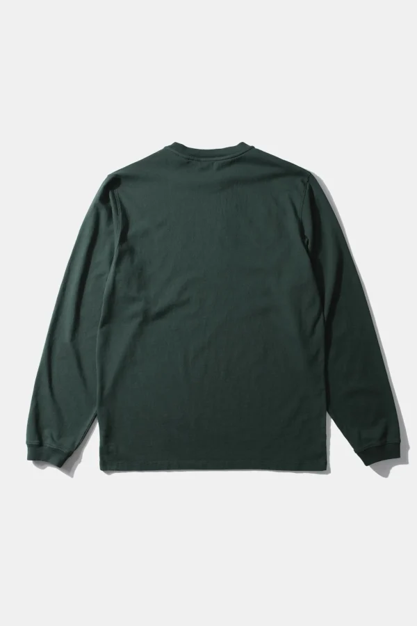Clearance Edmmond Studios Puff Ls Plain Dk Green