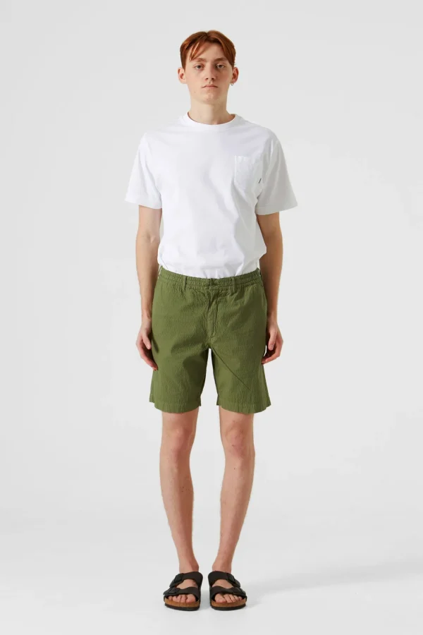 Clearance Edmmond Studios Seersucker Plain Khaki