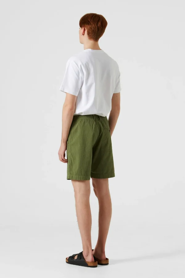 Clearance Edmmond Studios Seersucker Plain Khaki