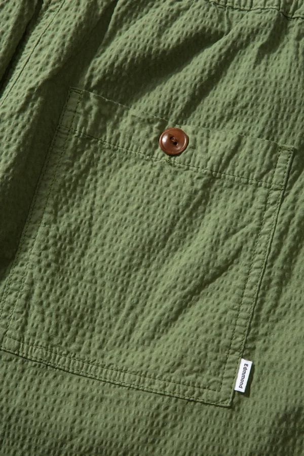 Clearance Edmmond Studios Seersucker Plain Khaki