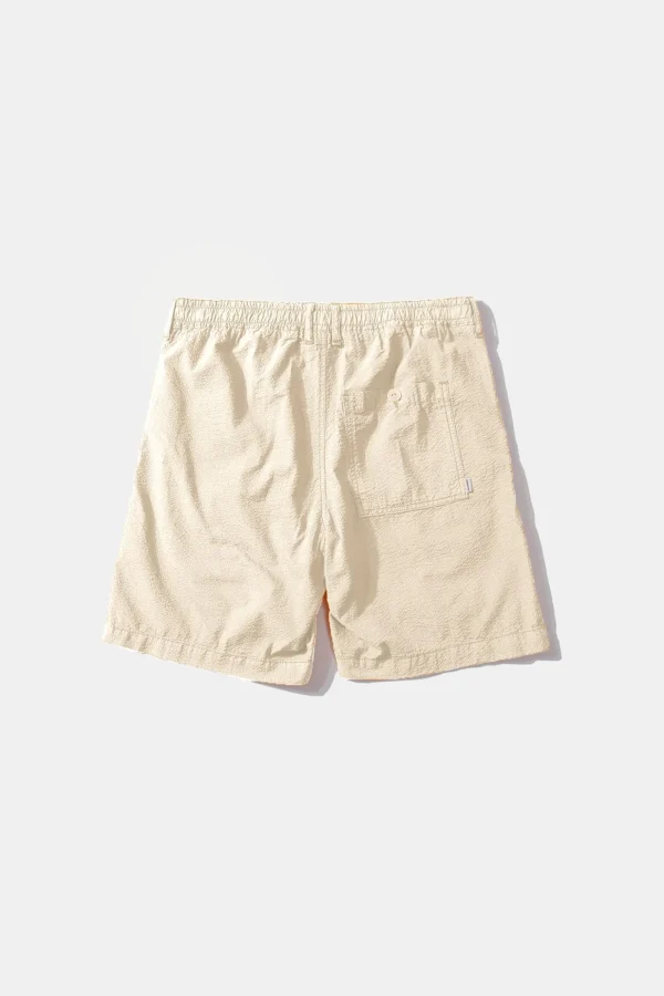 Flash Sale Edmmond Studios Seersucker Shorts Plain Off White