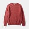 Fashion Edmmond Studios Shetland Sweater Plain Salmon