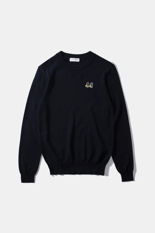 Discount Edmmond Studios Special Duck Sweater Plain Navy