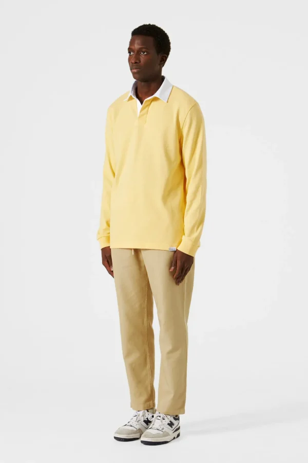 Best Edmmond Studios Spring Polo Plain Yellow