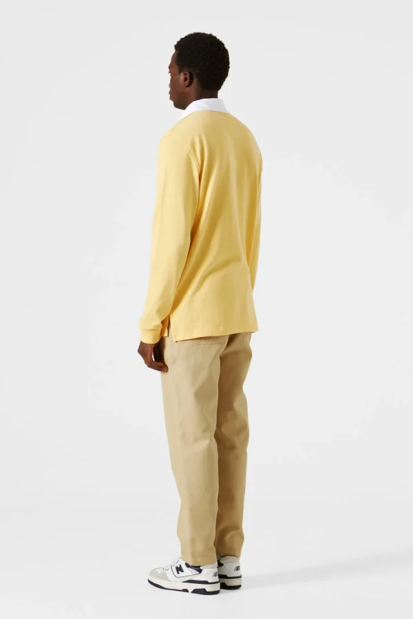 Best Edmmond Studios Spring Polo Plain Yellow