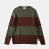 Best Edmmond Studios Stripes Sweater Plain Green