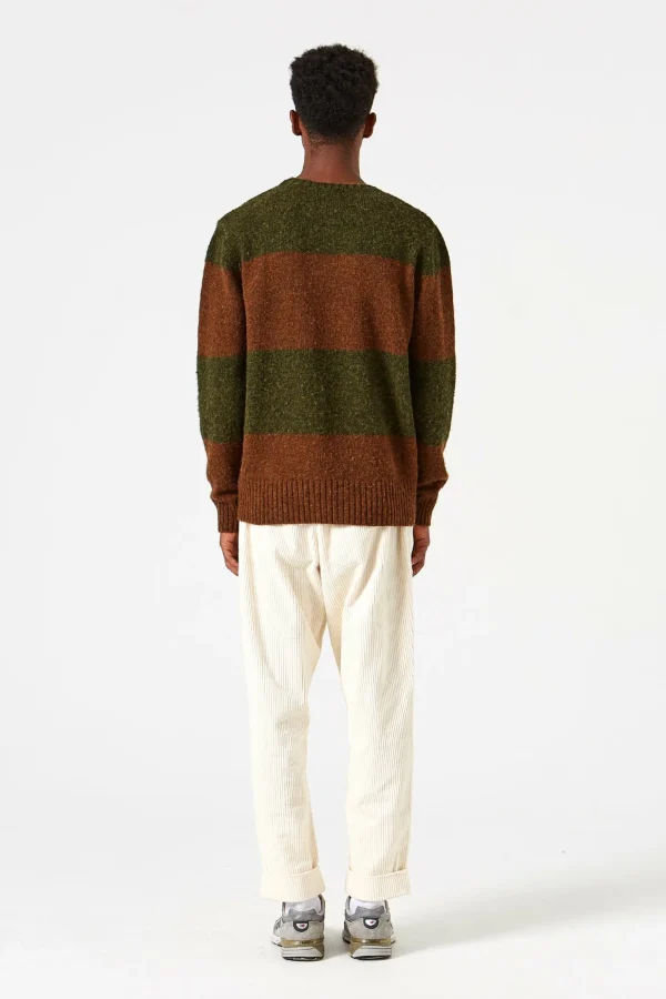 Best Edmmond Studios Stripes Sweater Plain Green