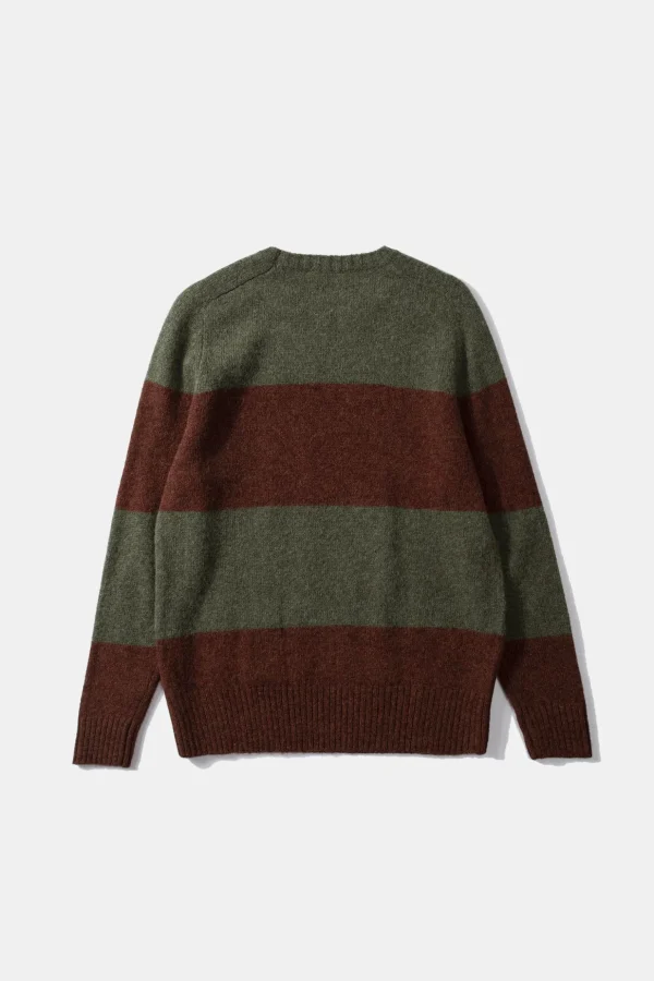 Best Edmmond Studios Stripes Sweater Plain Green