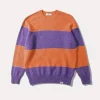 Discount Edmmond Studios Stripes Sweater Plain Orange