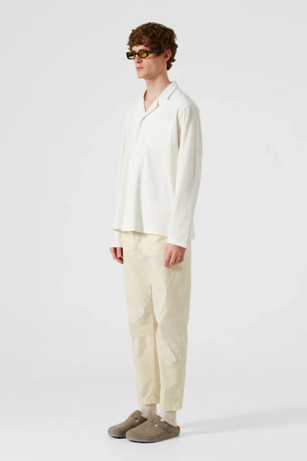 New Edmmond Studios Terry Long Shirt Plain Off White