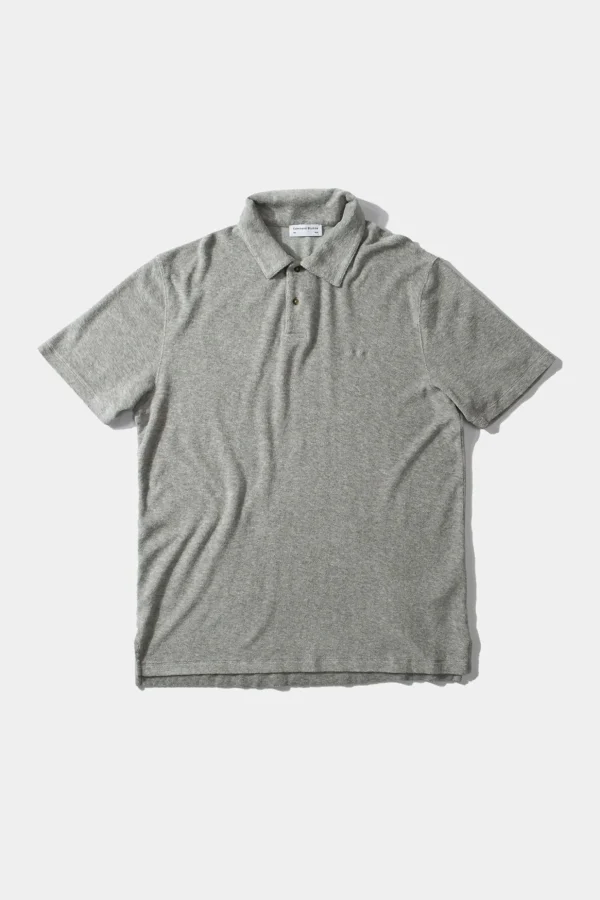 Flash Sale Edmmond Studios Terry Polo Plain Grey Melange