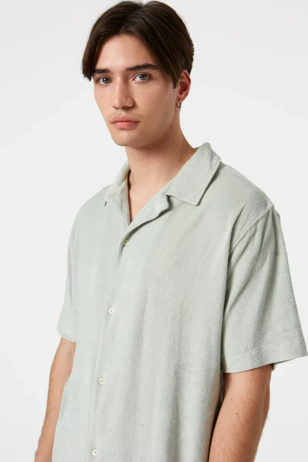Sale Edmmond Studios Terry Shirt Plain Sage