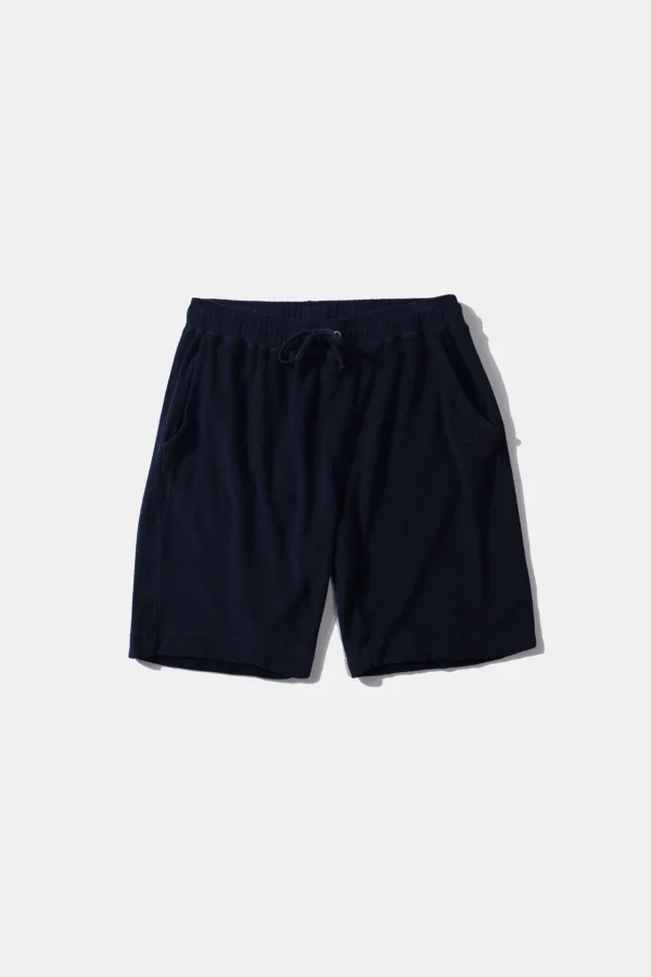 Sale Edmmond Studios Terry Shorts Plain Navy