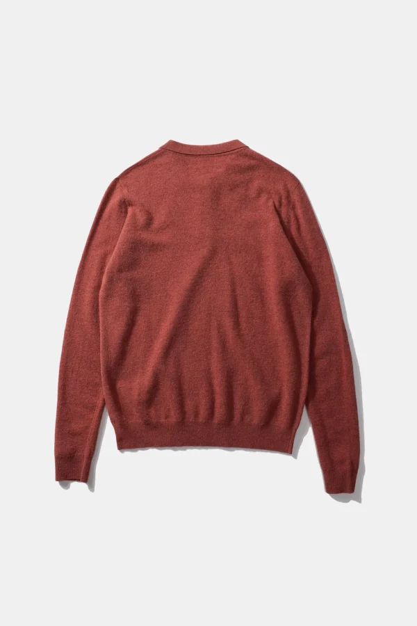 Sale Edmmond Studios Wool Polo Plain Copper