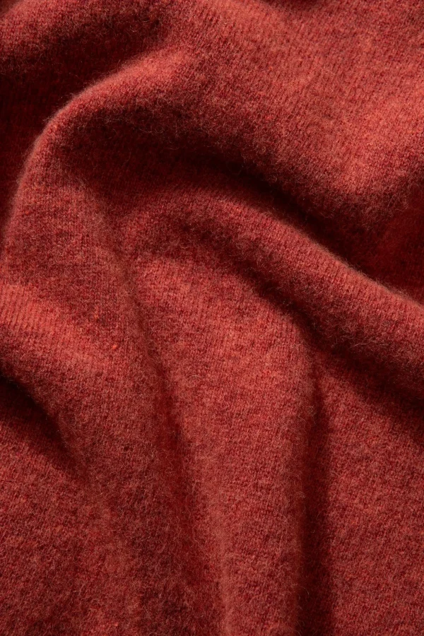 Sale Edmmond Studios Wool Polo Plain Copper