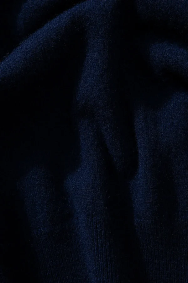 Best Sale Edmmond Studios Wool Polo Plain Navy