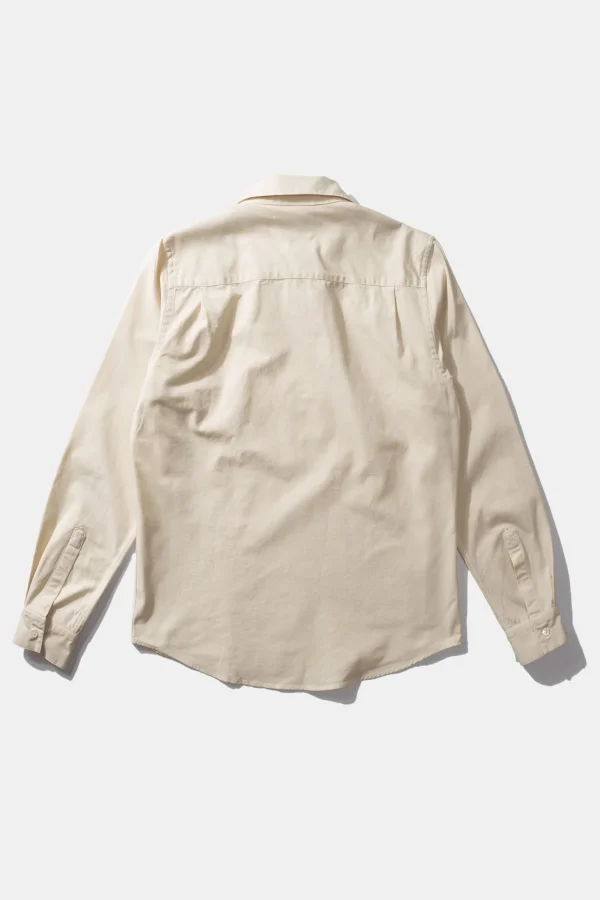 Best Sale Edmmond Studios Zipped Shirt Plain Beige